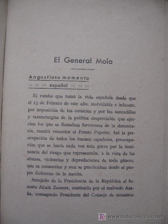 Militaria: HEROES DE ESPA&Ntilde;A  - EL GENERAL MOLA - Foto 2