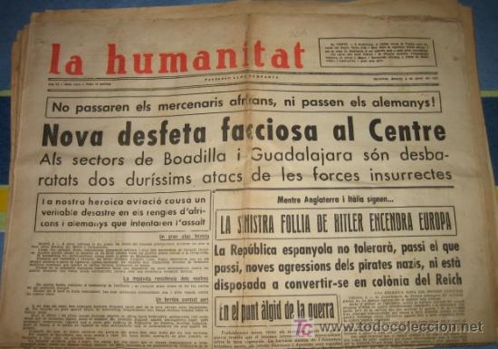 Military Antiques: La humanitat, 5 de gener del 37, Nova desfeta facciosa al centre