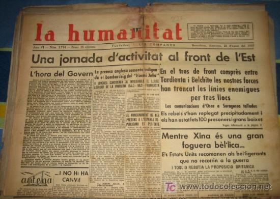 Military Antiques: La humanitat, 25 d'agost del 37, Una jornada d'activitat al front de l'Est