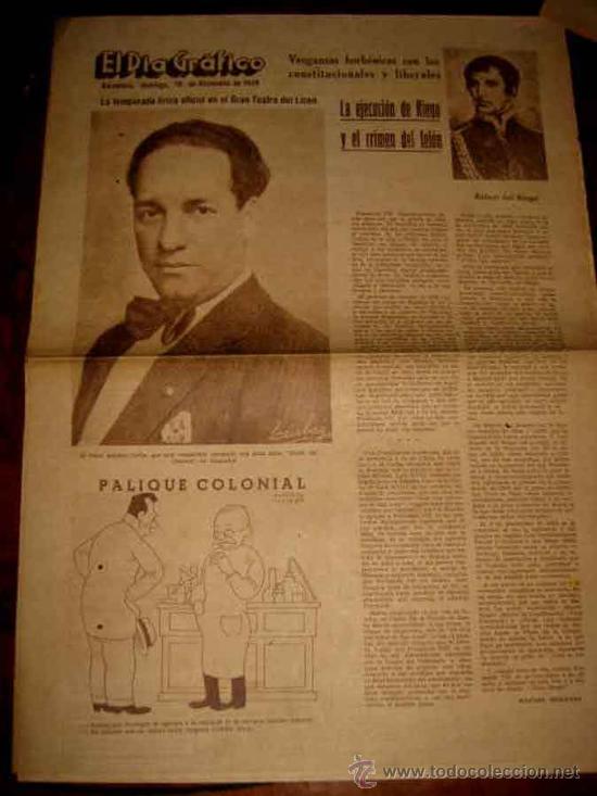 Militaria: ANTIGUO PERIODICO PLENA GUERRA CIVIL . EL DIA GRAFICO - 18 DE DICIEMBRE DE 1938 - FRENTE DE EXTREM