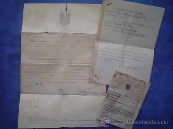 Militaria: Documentaci&oacute;n de recluta del reemplazo de 1947 (Palma de Mallorca)