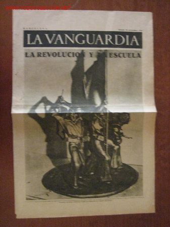 Militaria: Peri&oacute;dico La Vanguardia