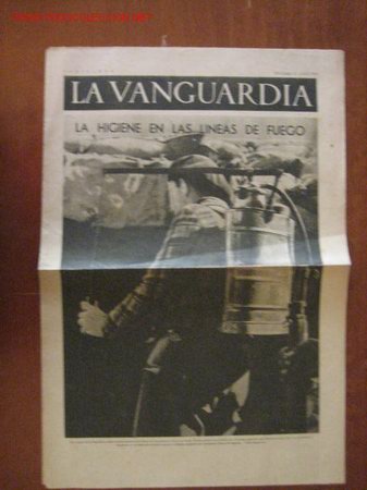 Militaria: Peri&oacute;dico La Vanguardia