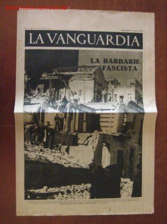 Militaria: Peri&oacute;dico La Vanguardia - Foto 1