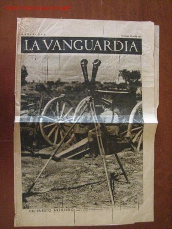 Militaria: Peri&oacute;dico La Vanguardia - Foto 1