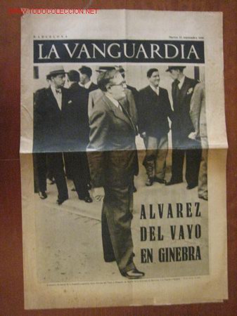 Militaria: Peri&oacute;dico La Vanguardia - Foto 1