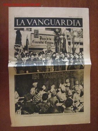 Militaria: Peri&oacute;dico La Vanguardia