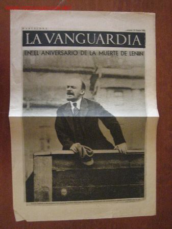 Militaria: Peri&oacute;dico La Vanguardia