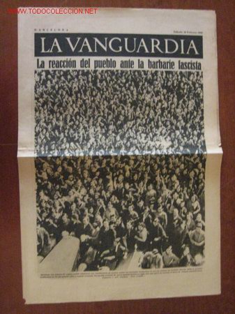 Militaria: Peri&oacute;dico La Vanguardia - Foto 1