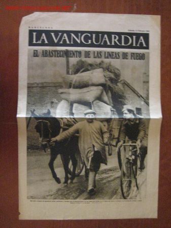 Militaria: Peri&oacute;dico La Vanguardia