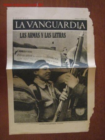 Militaria: Peri&oacute;dico La Vanguardia - Foto 1