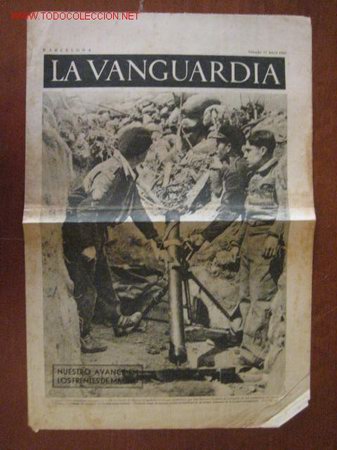Militaria: Peri&oacute;dico La Vanguardia - Foto 1