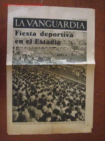 Militaria: Peri&oacute;dico La Vanguardia - Foto 1