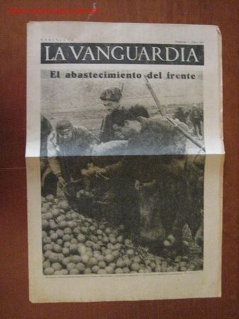 Militaria: Peri&oacute;dico La Vanguardia - Foto 1