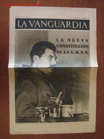 Military Antiques: Peri&oacute;dico La Vanguardia