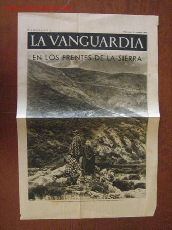 Military Antiques: Peri&oacute;dico La Vanguardia