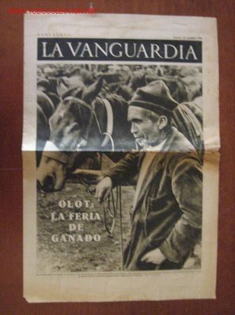 Militaria: Peri&oacute;dico La Vanguardia - Foto 1