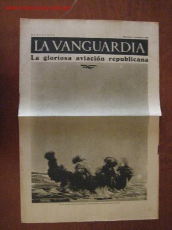 Militaria: Peri&oacute;dico La Vanguardia - Foto 1