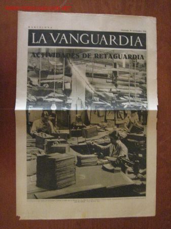 Militaria: Peri&oacute;dico La Vanguardia - Foto 1