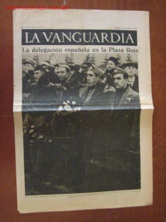 Militaria: Peri&oacute;dico La Vanguardia