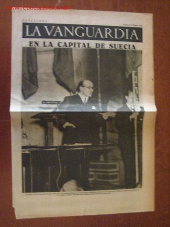 Militaria: Peri&oacute;dico La Vanguardia - Foto 1