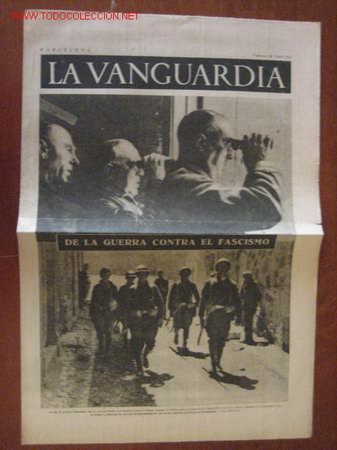 Military Antiques: Peri&oacute;dico La Vanguardia