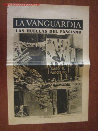 Military Antiques: Peri&oacute;dico La Vanguardia