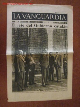 Militaria: Peri&oacute;dico La Vanguardia - Foto 1