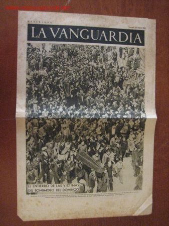 Militaria: Peri&oacute;dico La Vanguardia - Foto 1