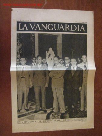 Militaria: Peri&oacute;dico La Vanguardia - Foto 1