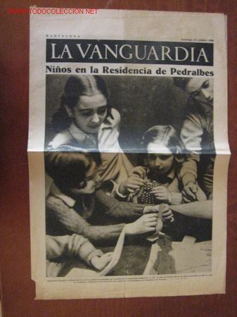 Militaria: Peri&oacute;dico La Vanguardia
