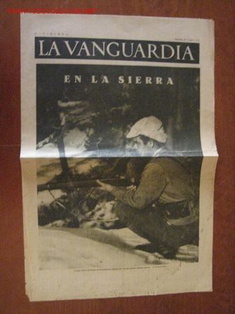 Militaria: Peri&oacute;dico La Vanguardia - Foto 1