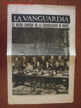 Militaria: Peri&oacute;dico La Vanguardia - Foto 1