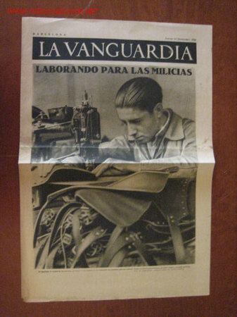 Militaria: Peri&oacute;dico La Vanguardia - Foto 1