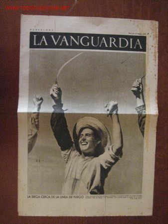 Militaria: Peri&oacute;dico La Vanguardia - Foto 1