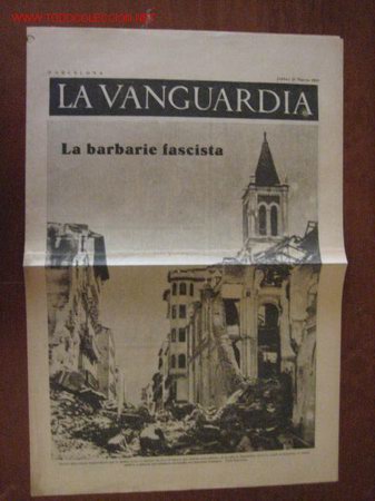 Militaria: Peri&oacute;dico La Vanguardia - Foto 1