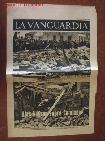 Militaria: Peri&oacute;dico La Vanguardia - Foto 1