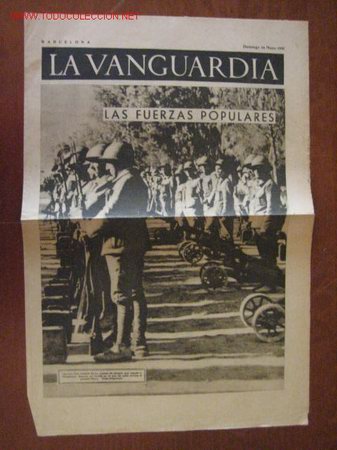 Militaria: Peri&oacute;dico La Vanguardia - Foto 1