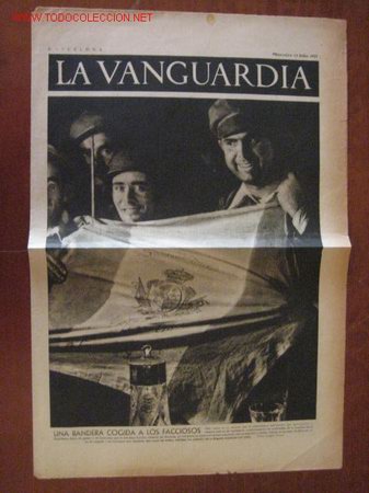 Military Antiques: Peri&oacute;dico La Vanguardia