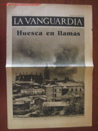 Militaria: Peri&oacute;dico La Vanguardia - Foto 1