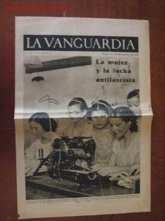 Militaria: Peri&oacute;dico La Vanguardia - Foto 1