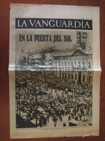 Militaria: Peri&oacute;dico La Vanguardia - Foto 1