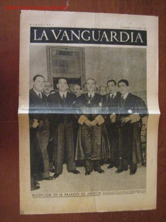 Militaria: Peri&oacute;dico La Vanguardia - Foto 1