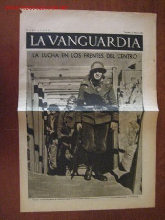 Militaria: Peri&oacute;dico La Vanguardia