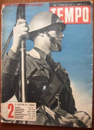 Military Antiques: Revista TEMPO, Roma, 3 de octubre de 1940, n&ordm;71 a&ntilde;o IV