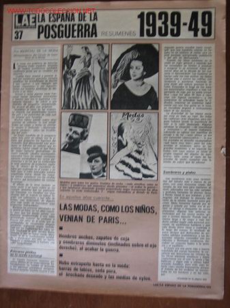 Militaria: La actualidad espa&ntilde;ola n&ordm;37, 1939-1949