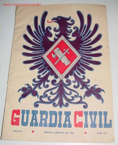 Militaria: ANTIGUA REVISTA OFICIAL DEL CUERPO DE LA GUARDIA CIVIL - CROMO ILUSTRADO EN LA PORTADA - FEBRERO 195