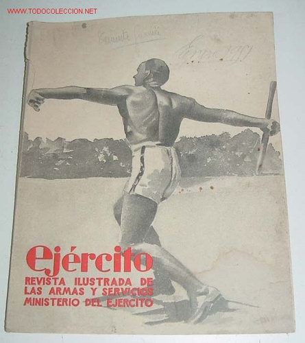 Militaria: ANTIGUA REVISTA EJERCITO - REVISTA ILUSTRADA DE LAS ARMAS Y SERVICIOS MINISTERIO DEL EJERCITO - MILI