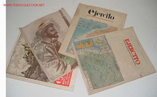 Militaria: ANTIGUO LOTE DE 3 REVISTAS EJERCITO - A&Ntilde;O 1951 - REVISTA ILUSTRADA DE LAS ARMAS Y SERVICIOS MINISTER