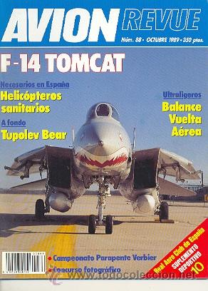 Military Antiques: avirev-88. Revista Avion Revue n&ordm; 88. octubre 1989